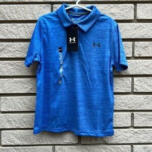 Under Armour Blue Performance Polo Shirt YXS (7)
